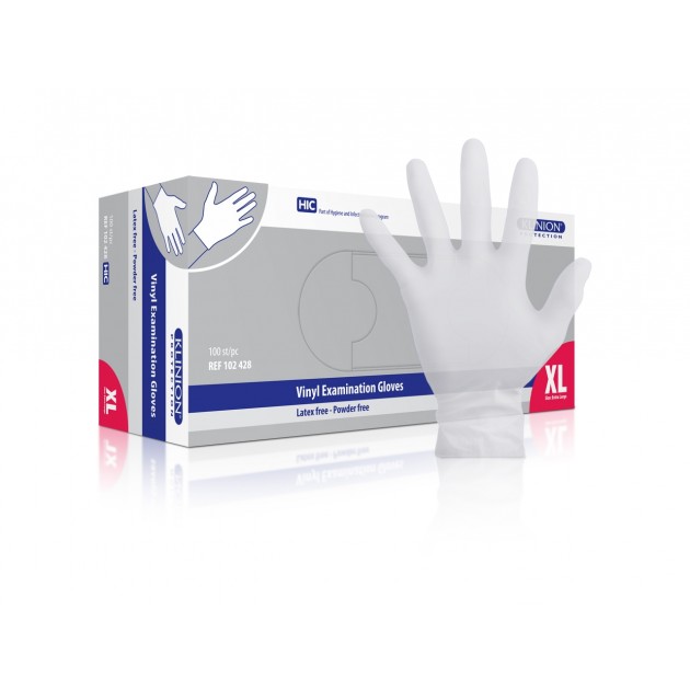 Vinyl Handschoenen Poedervrij Klinion (100 stuks) Vinyl Handschoenen Poedervrij Klinion (100 stuks)